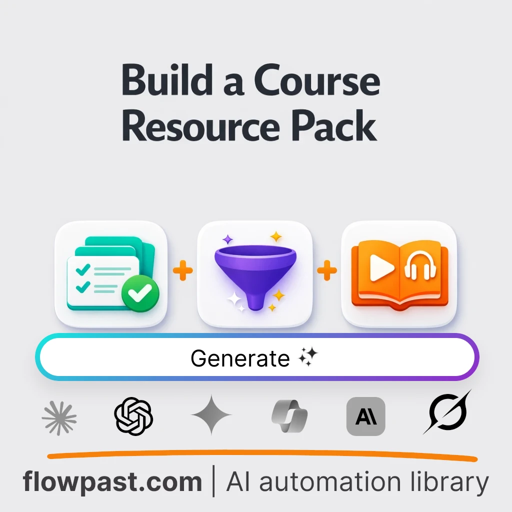 Curate Course Resource Hubs AI Prompt - AI prompt template