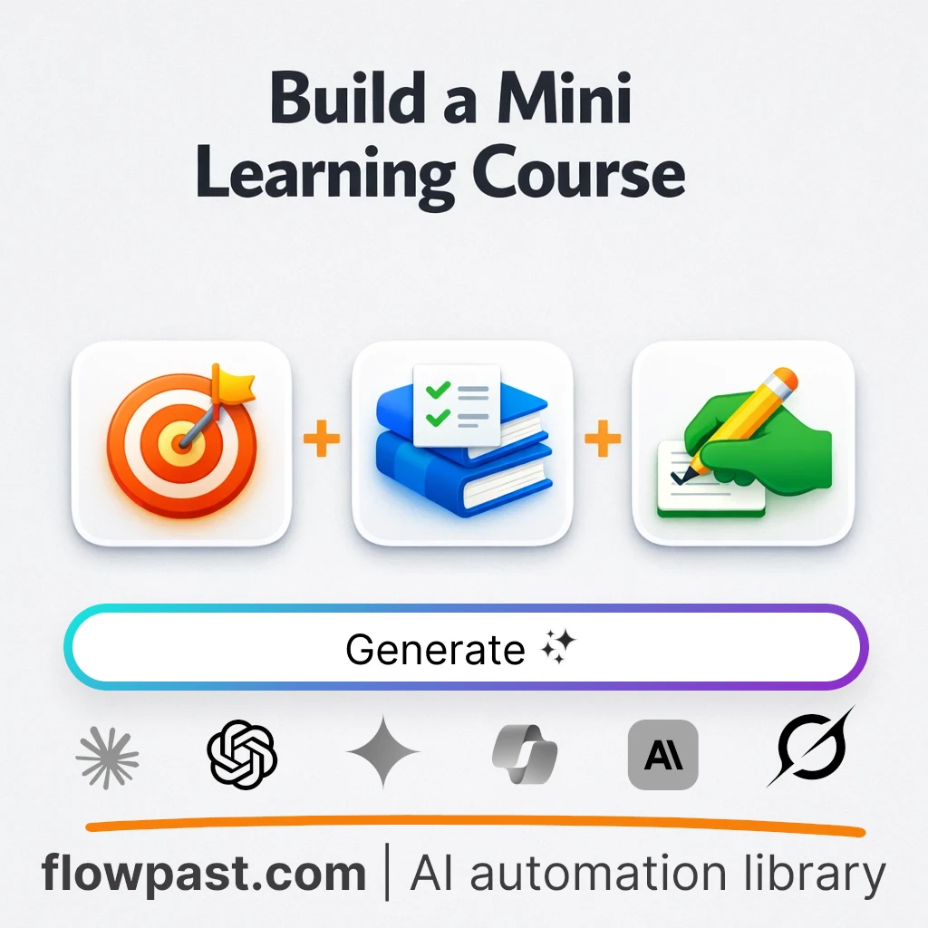 Build a Guided Mini-Course Curriculum AI Prompt - AI prompt template