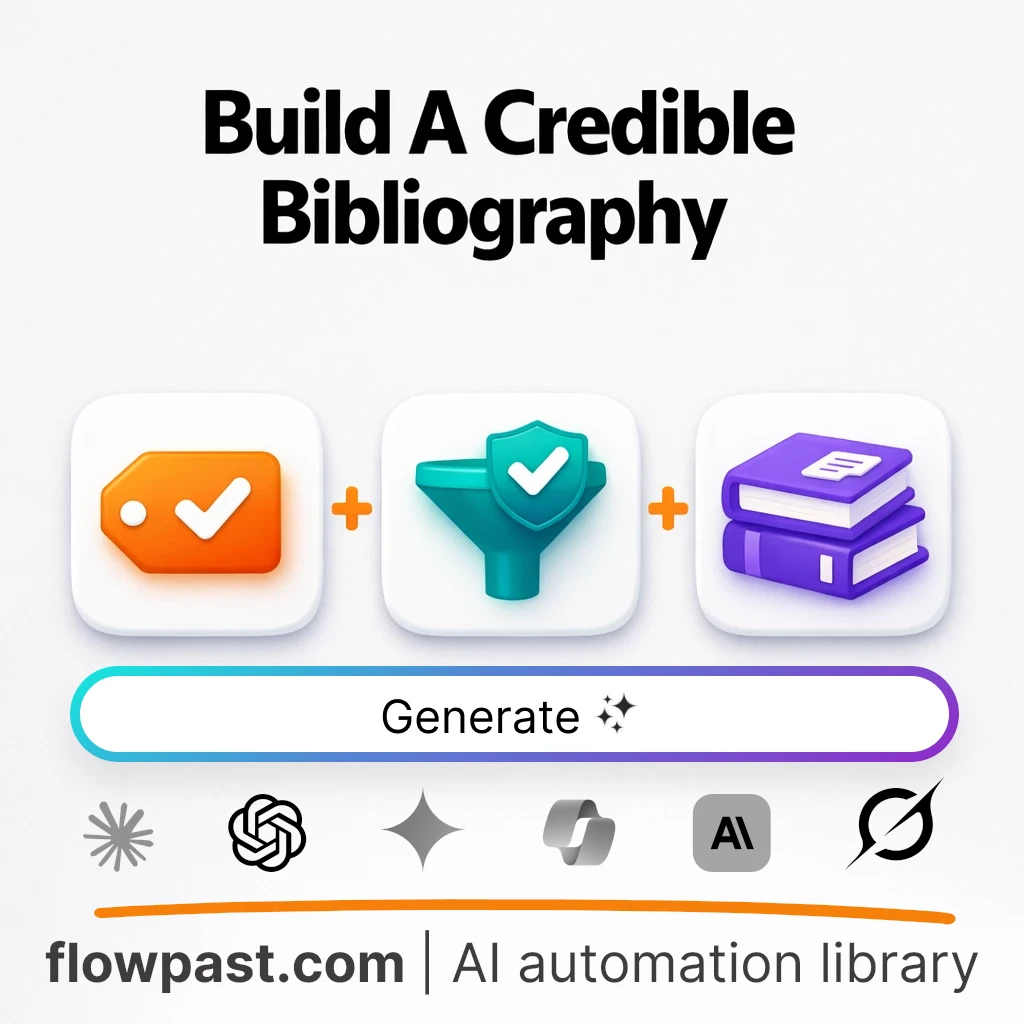 Build a Credible Research Bibliography AI Prompt - AI prompt template