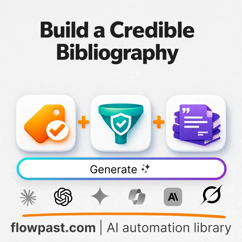Create a Research Bibliography with this AI Prompt - AI prompt template