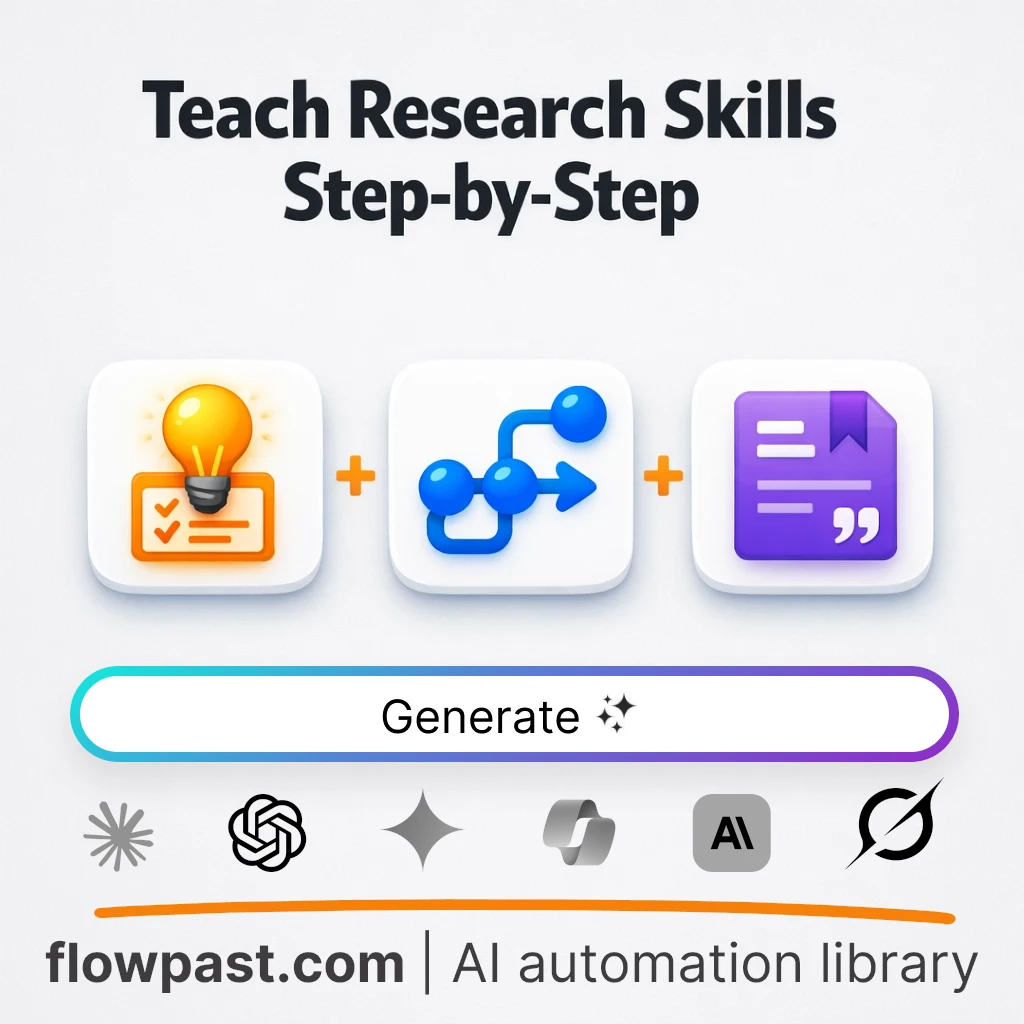 Build a Homeschool Research Skills Guide AI Prompt - AI prompt template
