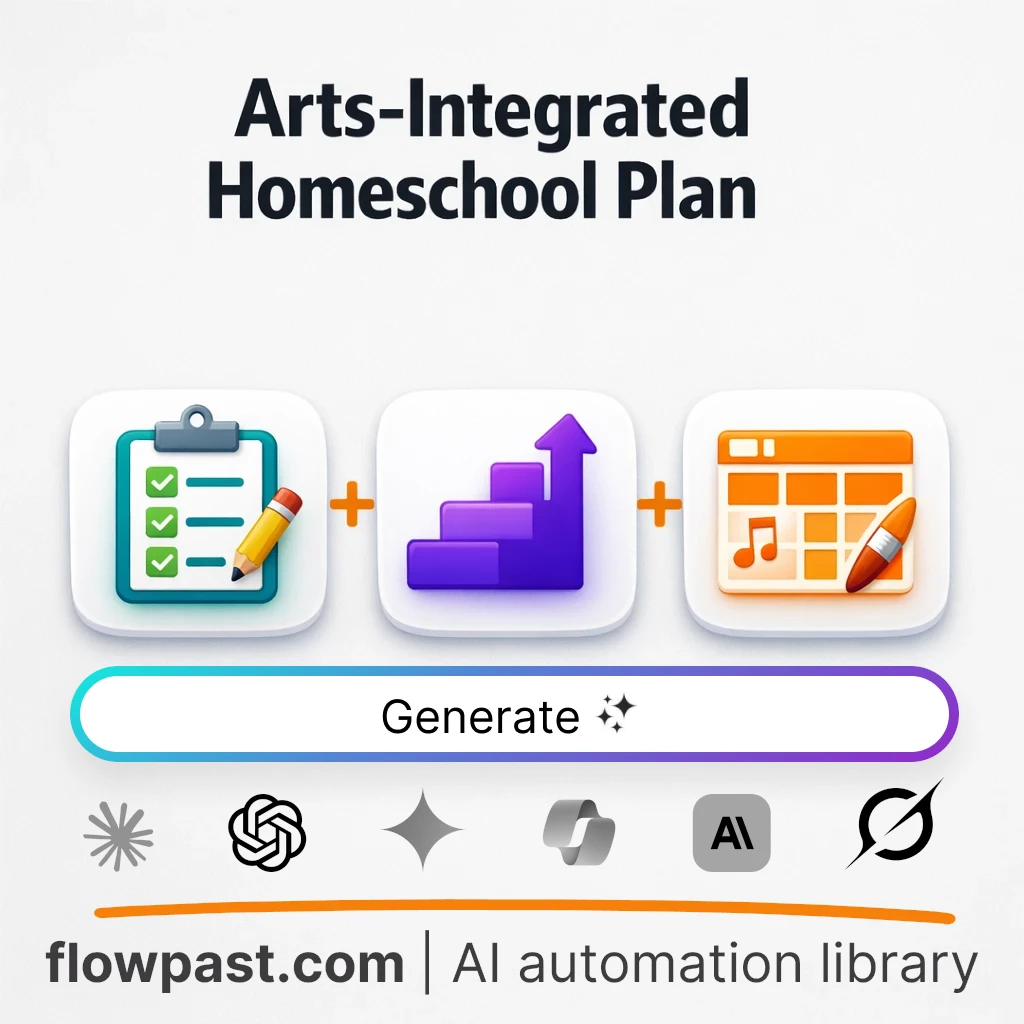 Create Tiered Homeschool Arts Plans with this AI Prompt - AI prompt template