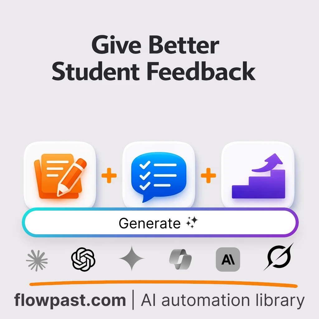 Build a Tiered Student Feedback Guide AI Prompt - AI prompt template