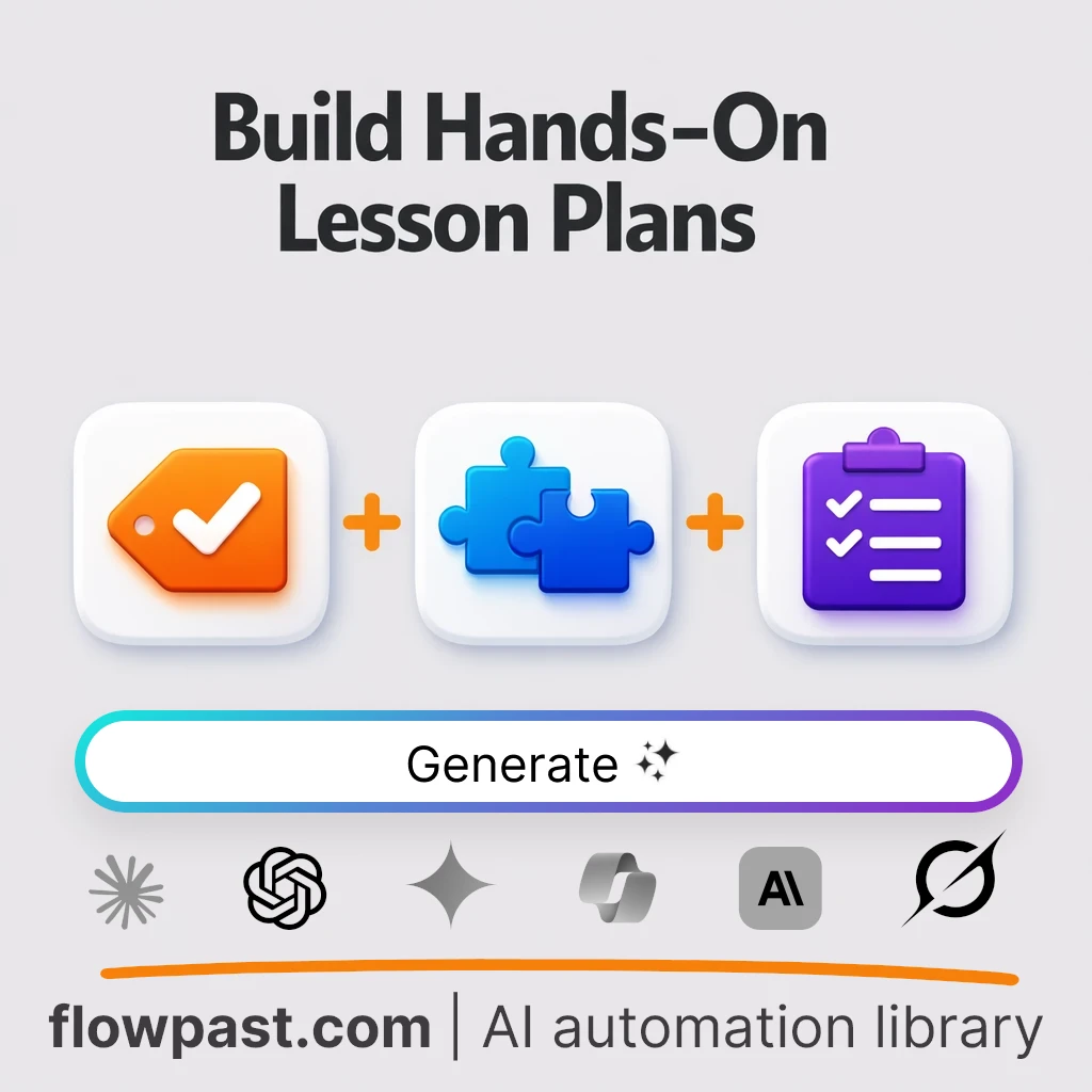 Build 15 Hands-On Lesson Activities with this AI Prompt - AI prompt template