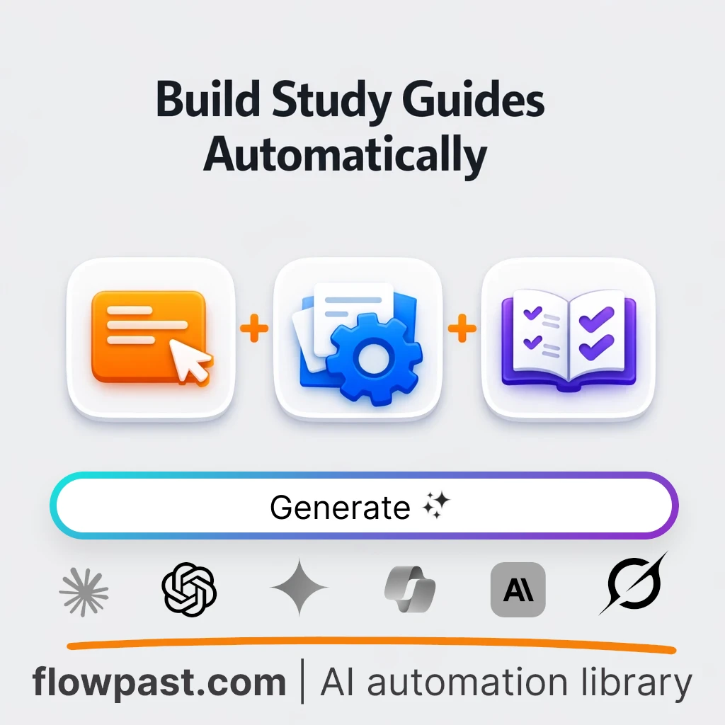 Create a Cited Study Guide with this AI Prompt - AI prompt template