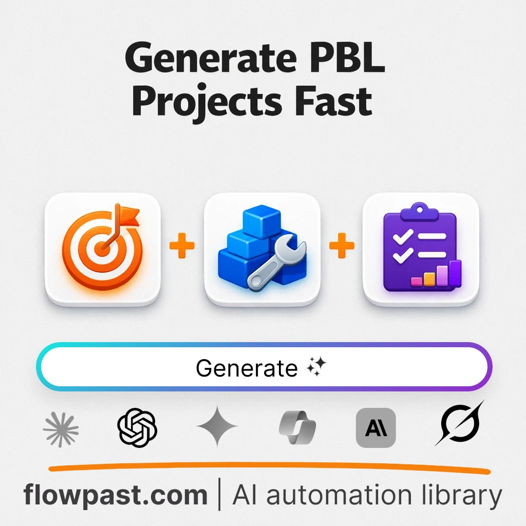 Create PBL Project Ideas with this AI Prompt - AI prompt template