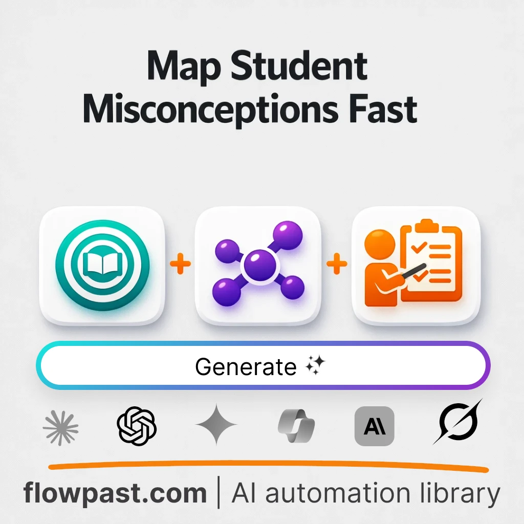 Build a Misconception Map Table with this AI Prompt - AI prompt template