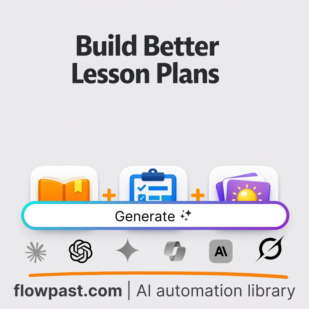 Build a Research-Based Lesson Plan Framework AI Prompt - AI prompt template