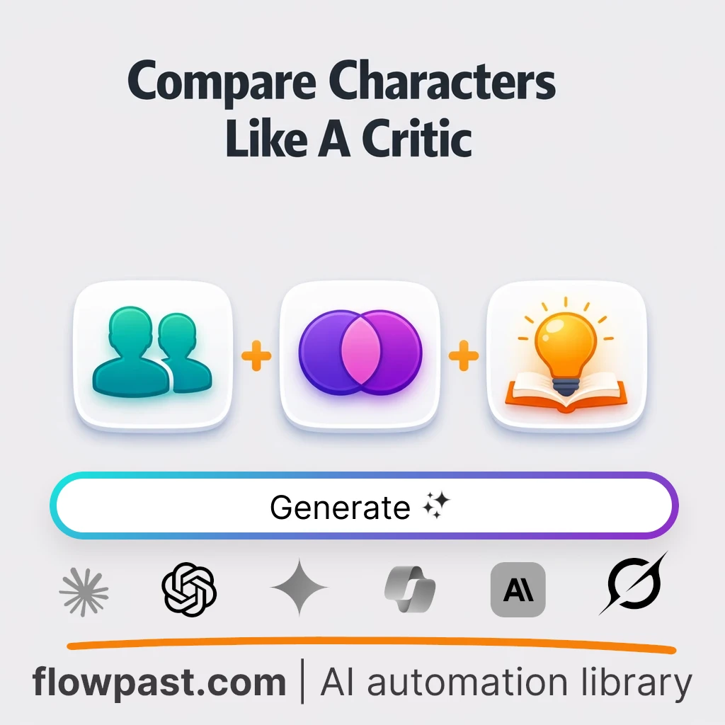 Write a Venn Character Comparison with this AI Prompt - AI prompt template
