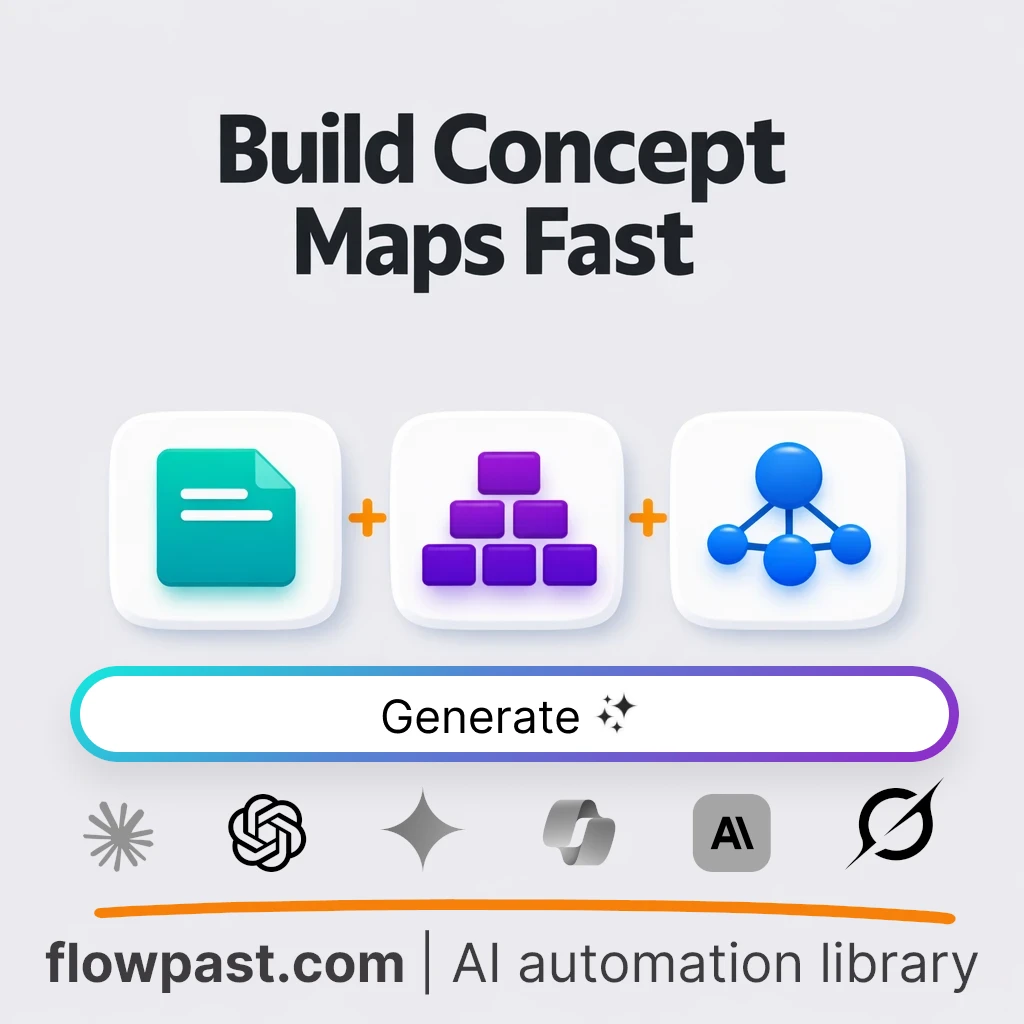 Build a Topic Concept Map with this AI Prompt - AI prompt template