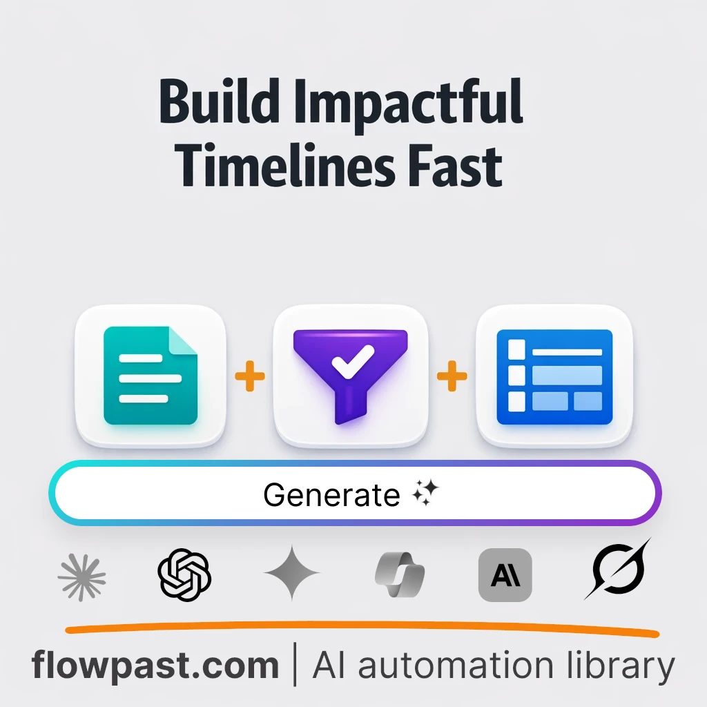 Build Must-Know Historical Timelines with this AI Prompt - AI prompt template