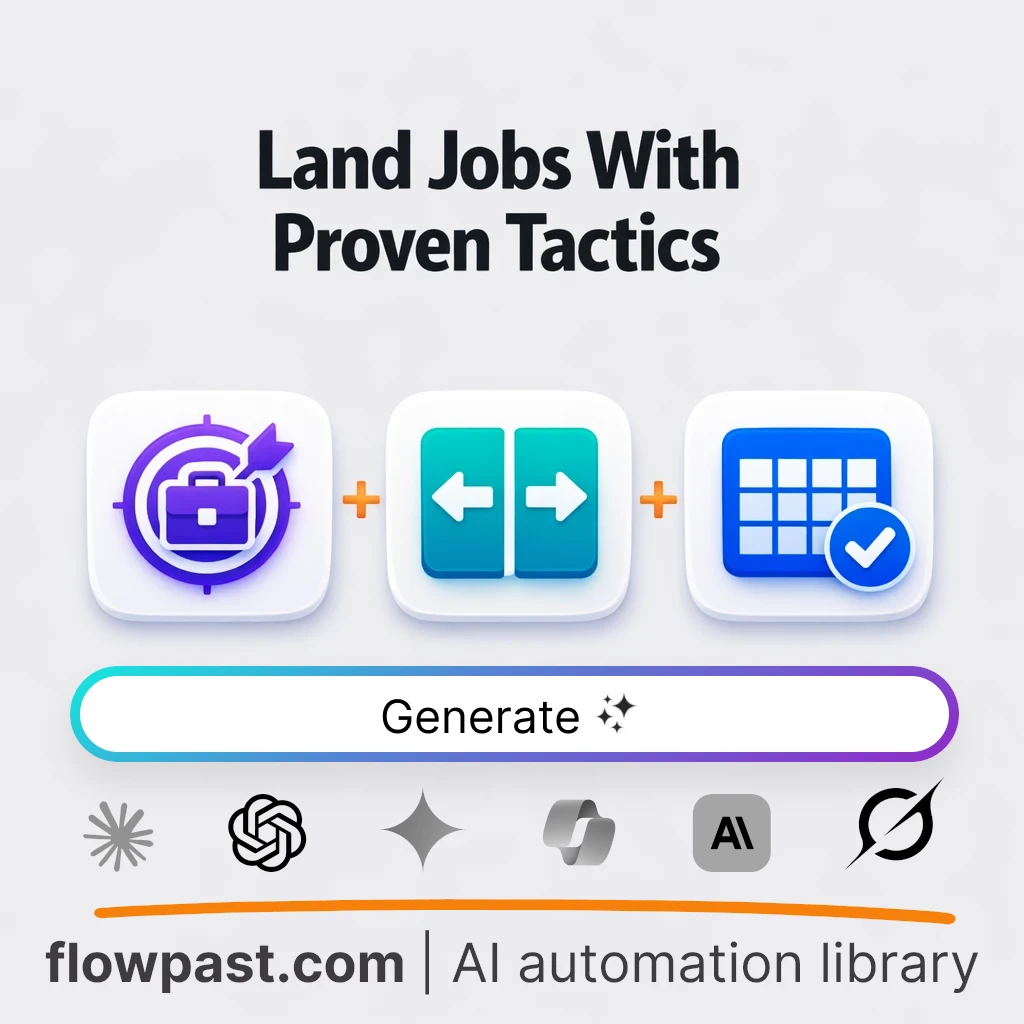 Create a Job Search Strategy Comparison AI Prompt - AI prompt template
