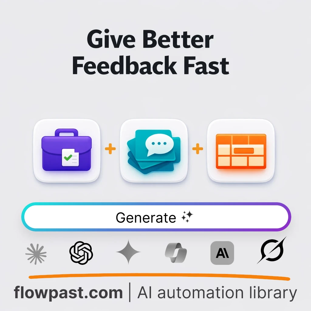 Create Feedback Playbooks for Any Industry AI Prompt - AI prompt template