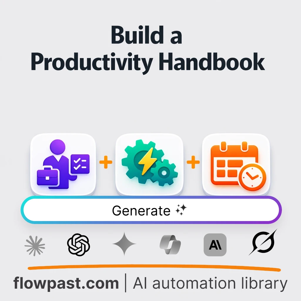 Create a Field Productivity Playbook AI Prompt - AI prompt template