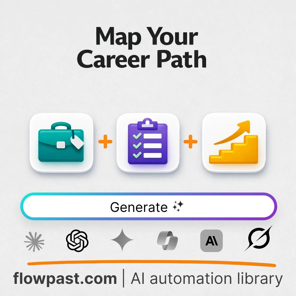 Create a Career Progression Map Table AI Prompt - AI prompt template
