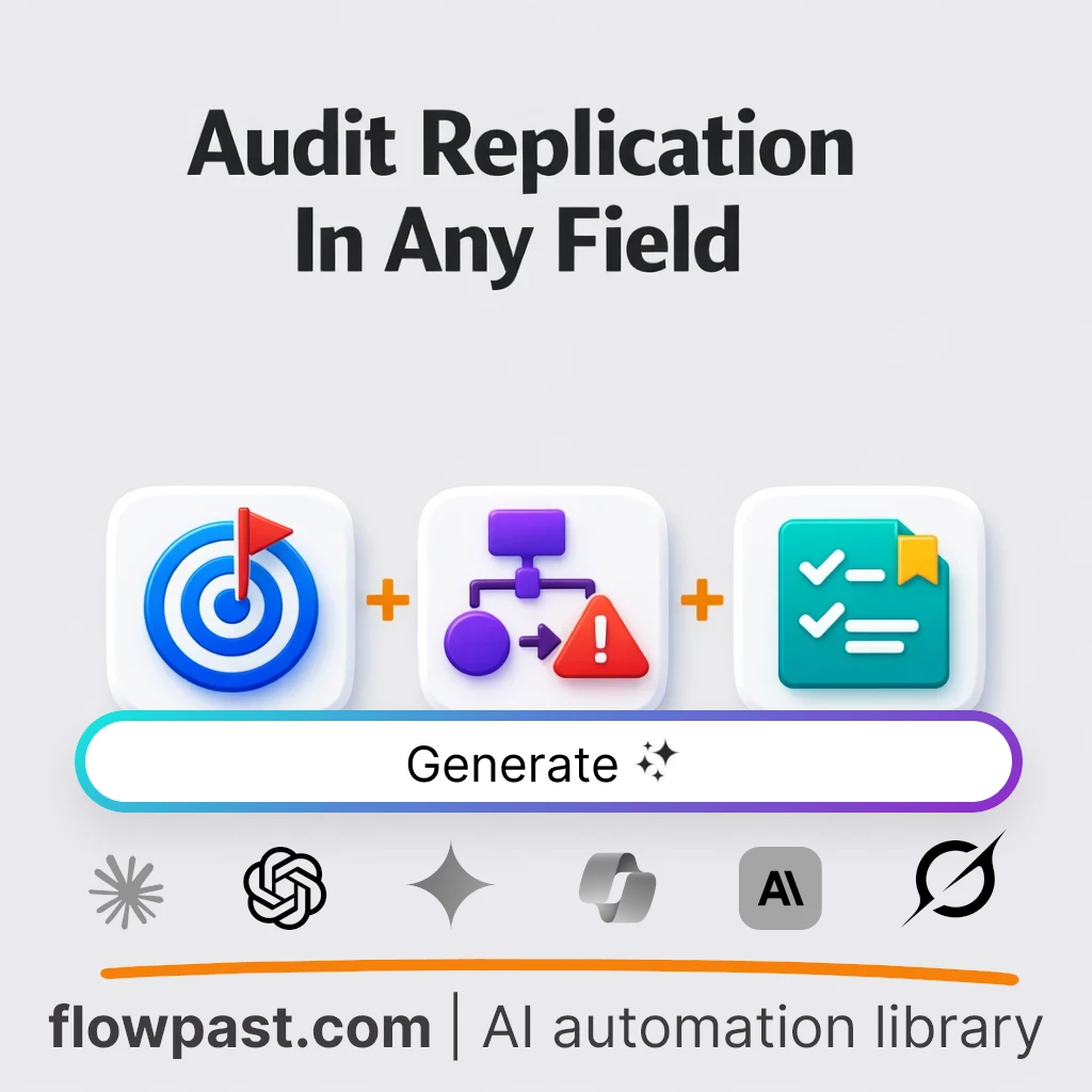 Write a Replication Crisis Report with this AI Prompt - AI prompt template