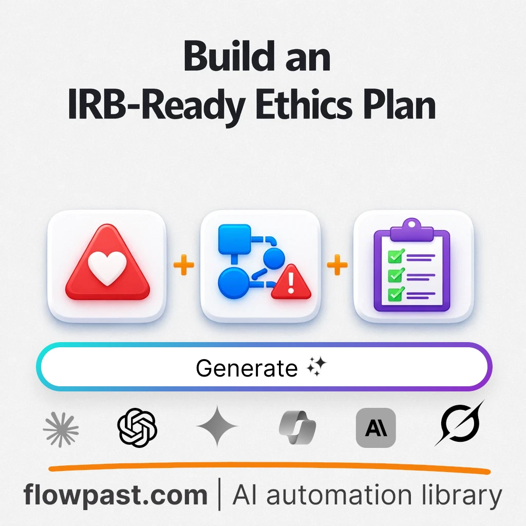 Build an Ethics Review Checklist with this AI Prompt - AI prompt template