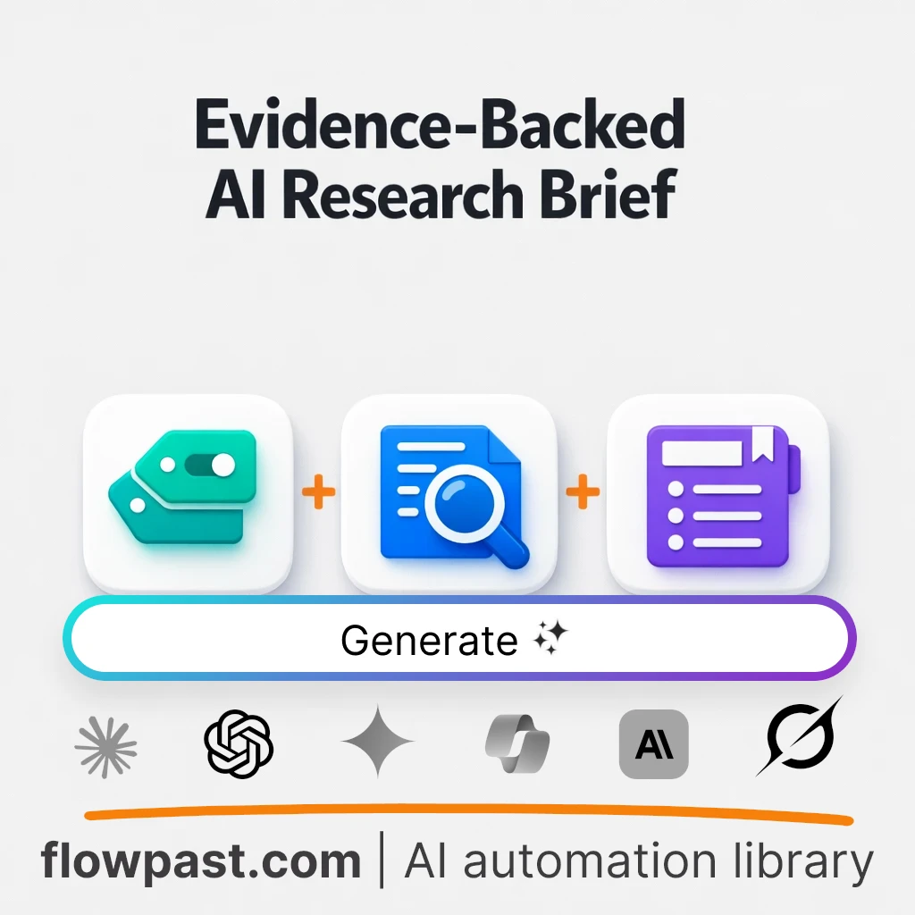 Create Research Briefings with this AI Prompt - AI prompt template