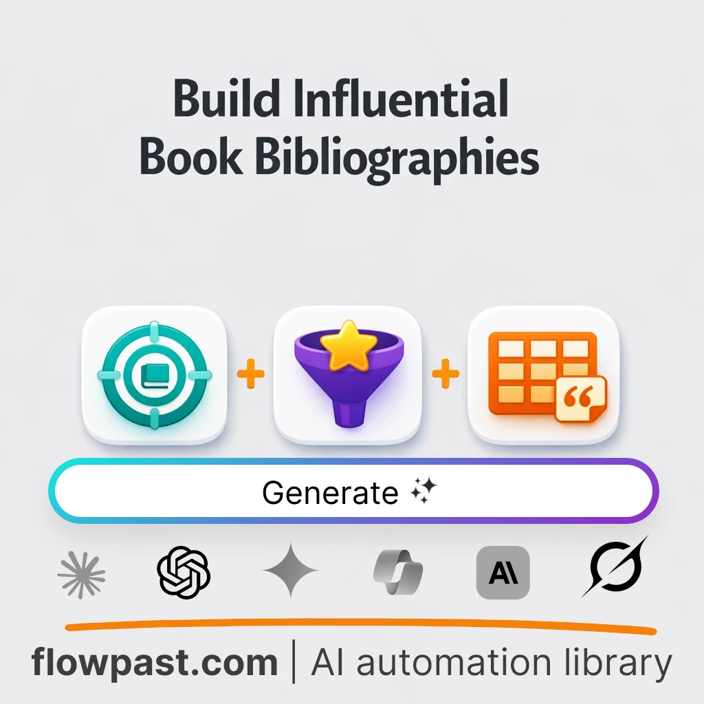 Build a 20-Book Annotated Bibliography with this AI Prompt - AI prompt template
