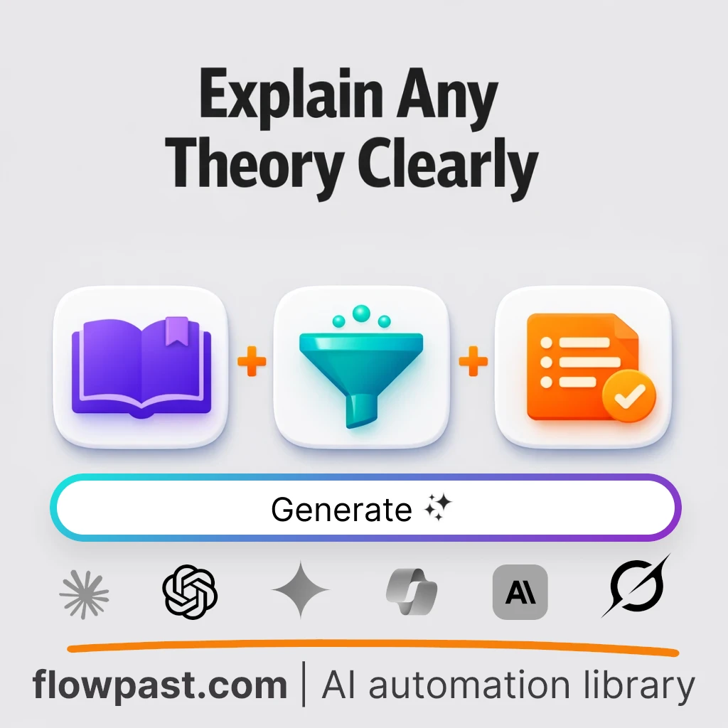 Explain Academic Frameworks in Plain English AI Prompt - AI prompt template