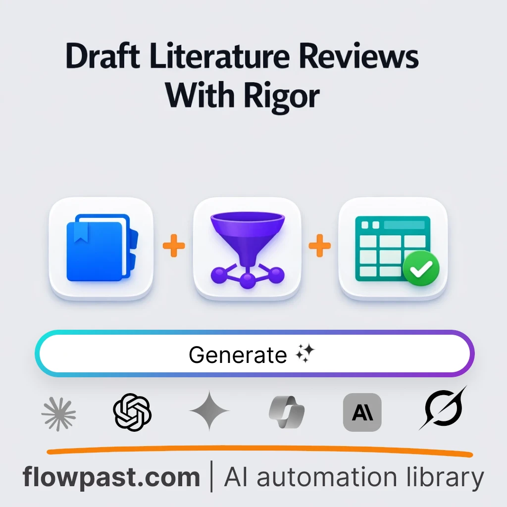 Write an Academic Literature Review with this AI Prompt - AI prompt template