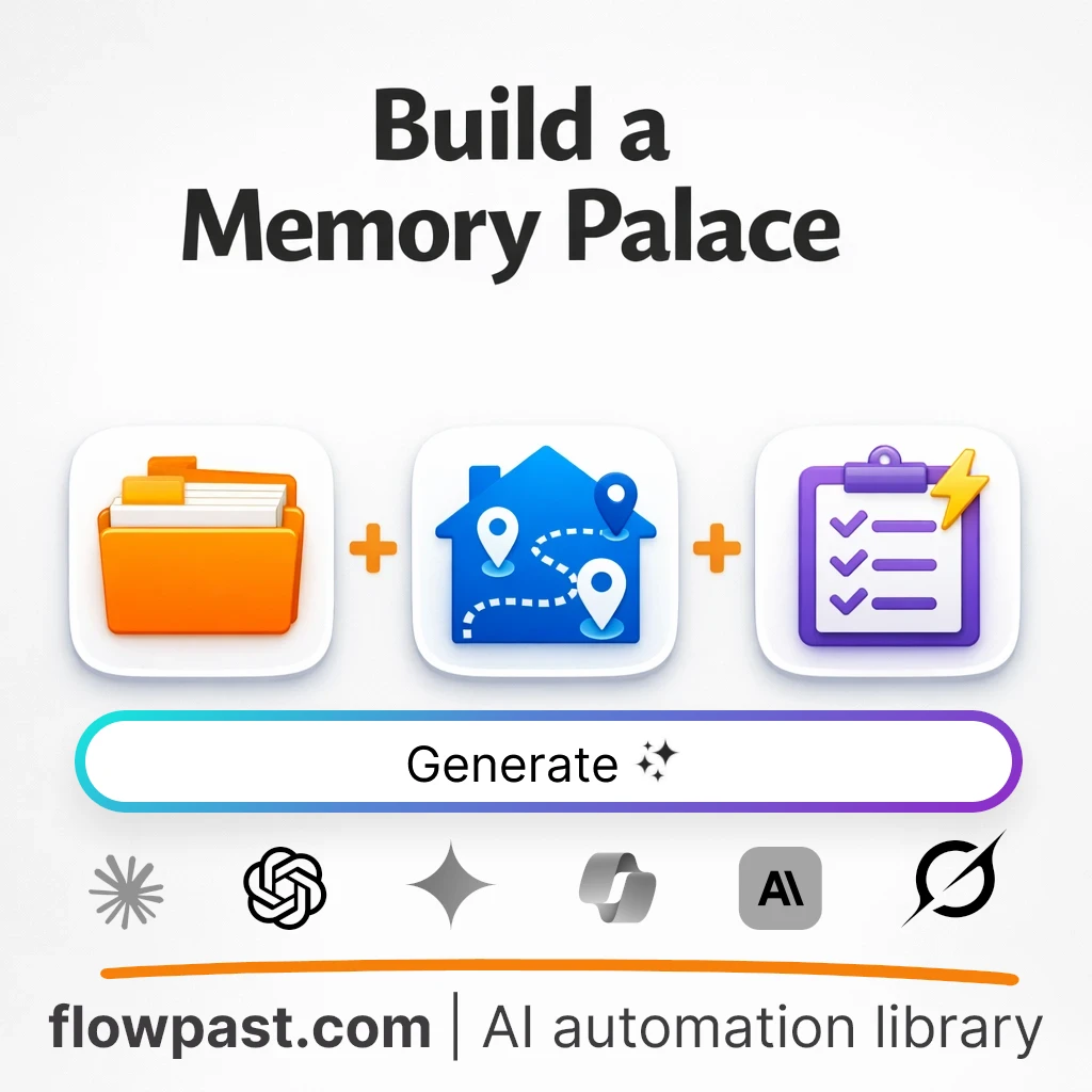 Build a Memory Palace Study Playbook AI Prompt - AI prompt template