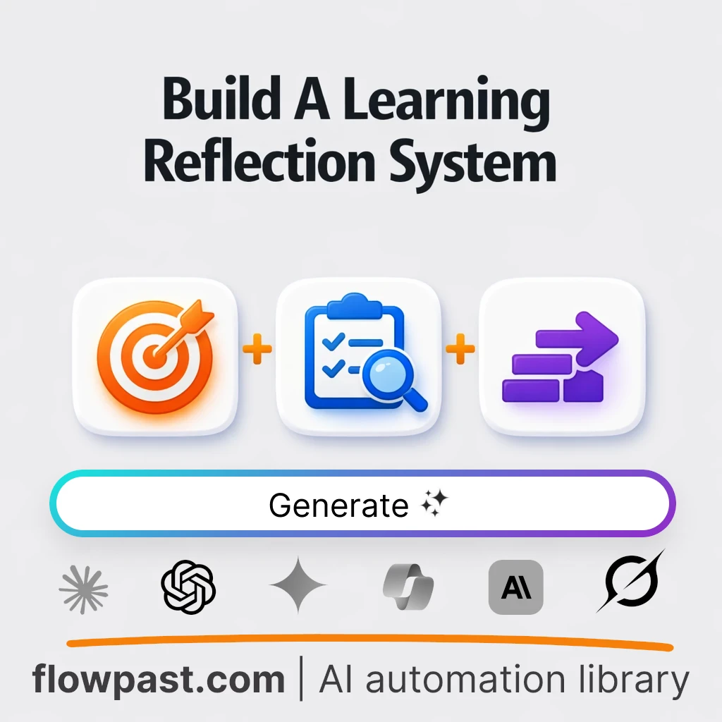 Build a Learning Reflection Protocol with this AI Prompt - AI prompt template