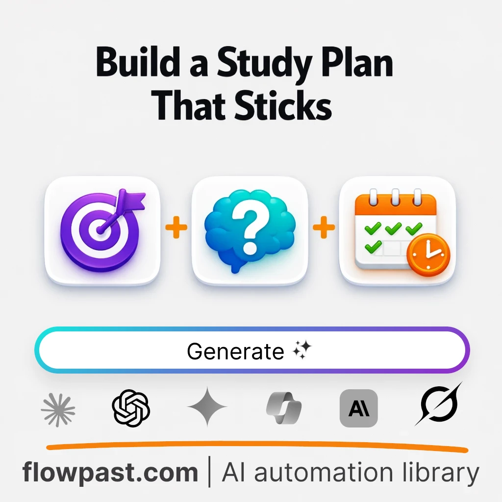 Build a Spaced Retrieval Study Plan AI Prompt - AI prompt template