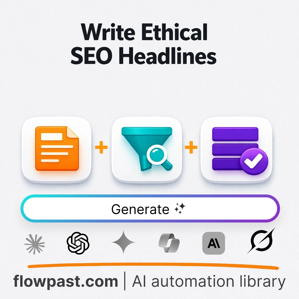 Build SEO Blog Headlines with this AI Prompt - AI prompt template