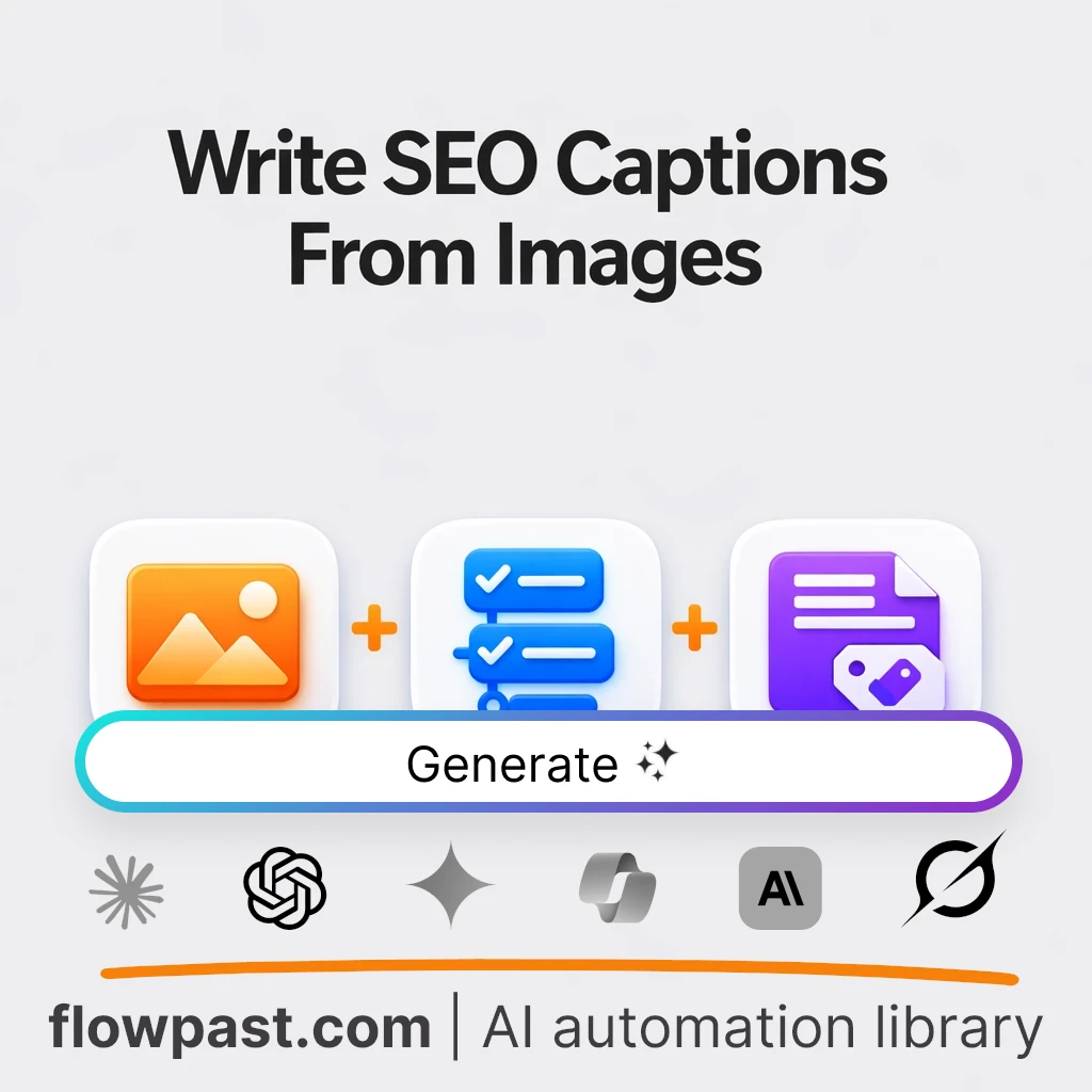 Write SEO Captions and Alt Text AI Prompt - AI prompt template