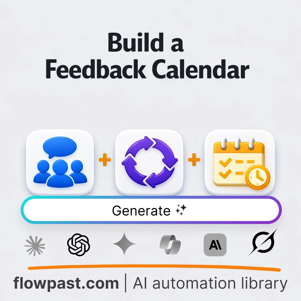 Build a Customer Feedback Calendar with this AI Prompt - AI prompt template