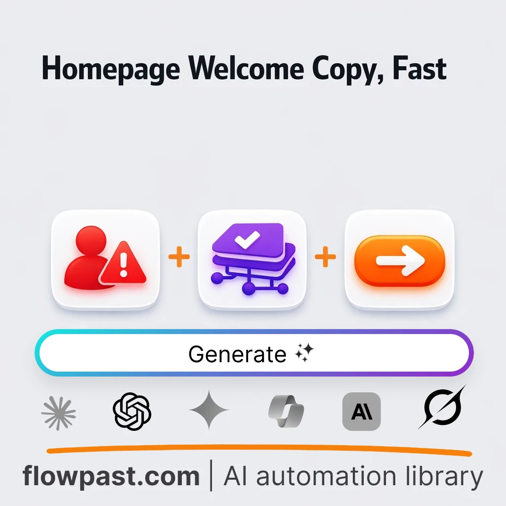 Write Homepage Welcome Copy with this AI Prompt - AI prompt template