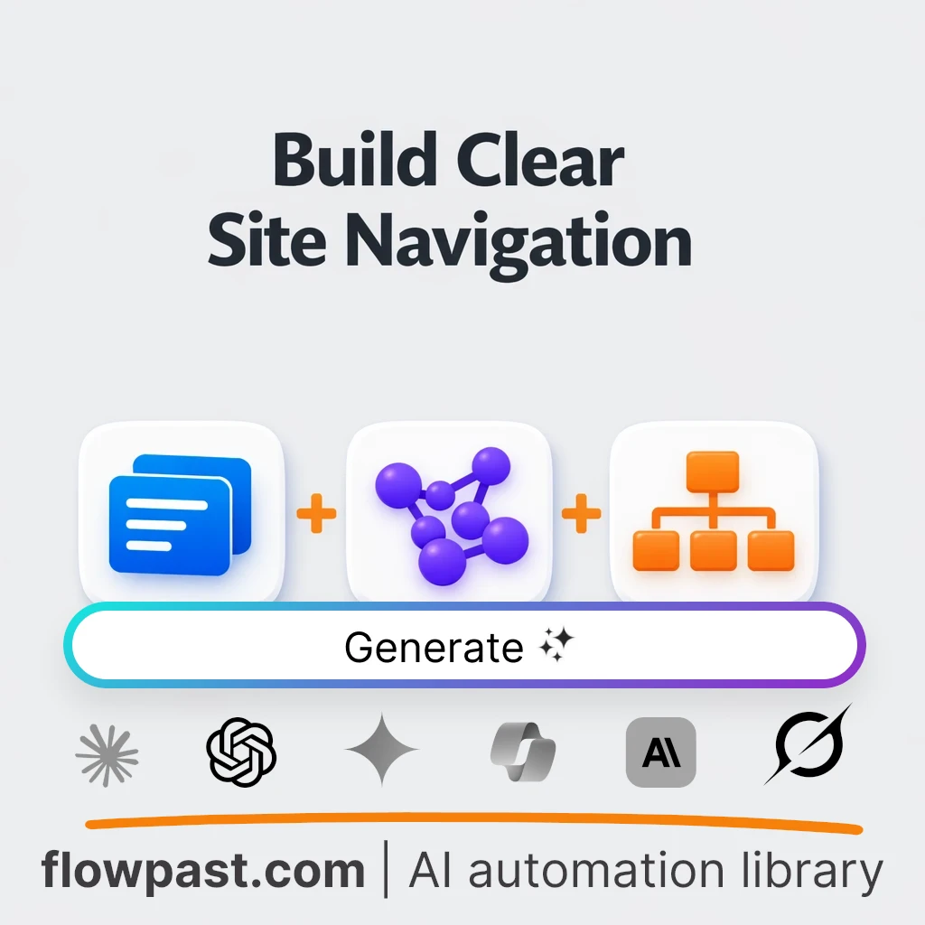 Build Website Navigation Hierarchy with this AI Prompt - AI prompt template