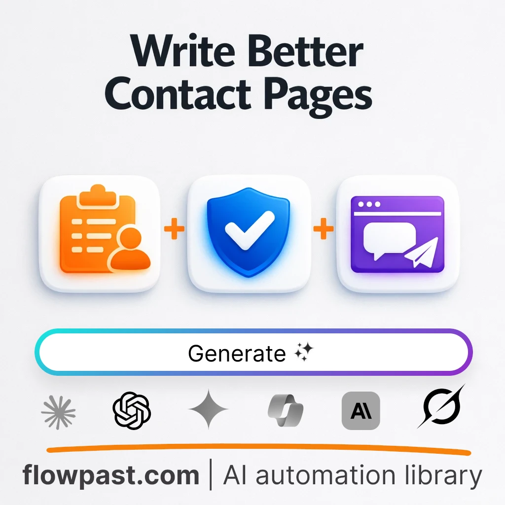 Write Contact Page Copy That Converts with this AI Prompt - AI prompt template