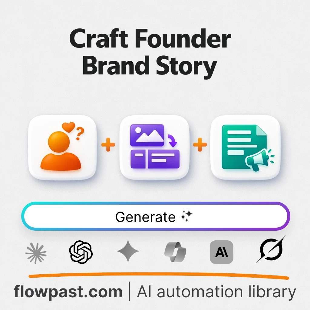 Write a Founder-Led Brand Narrative with this AI Prompt - AI prompt template