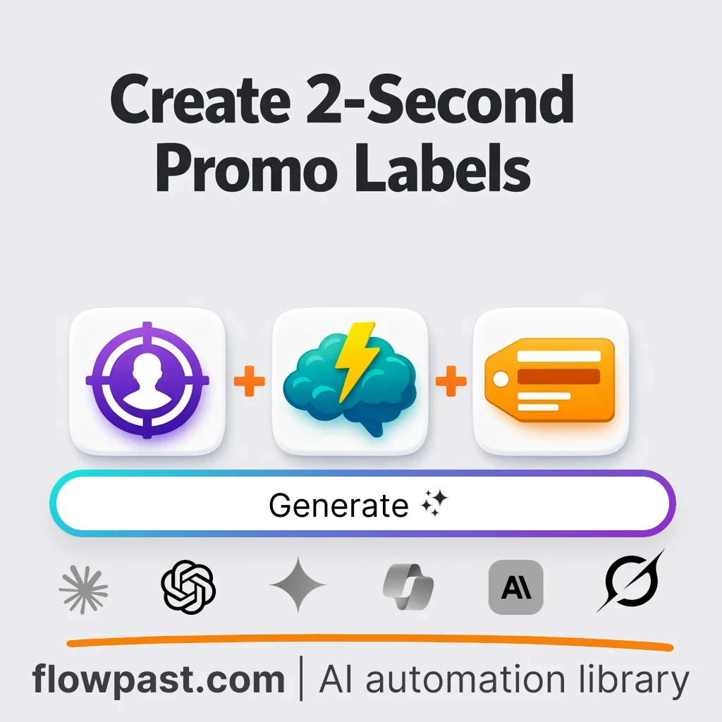 Design Retail Promo Labels That Convert AI Prompt - AI prompt template