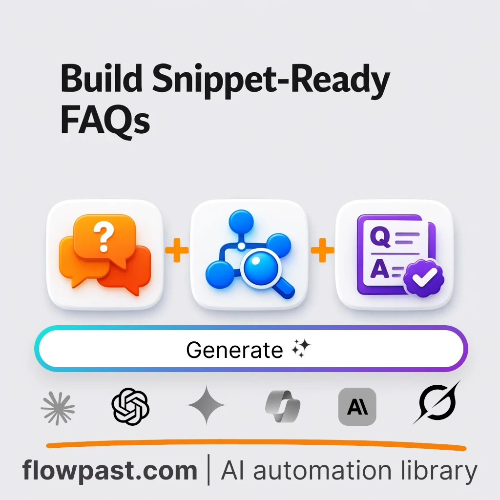 Build Conversion-Ready FAQs with this AI Prompt - AI prompt template