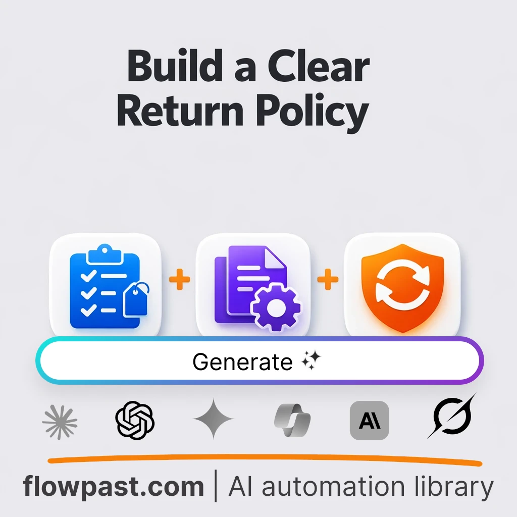 Write a Returns and Refunds Policy with this AI Prompt - AI prompt template
