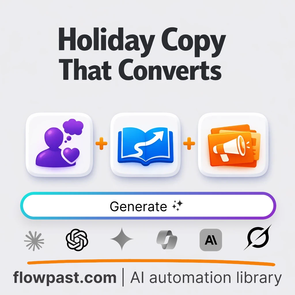 Holiday Campaign Copywriting Framework AI Prompt - AI prompt template