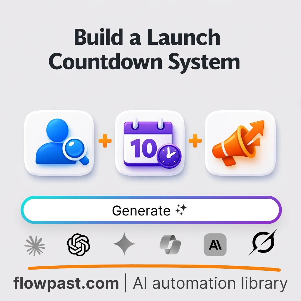 Build a Launch Countdown System with this AI Prompt - AI prompt template