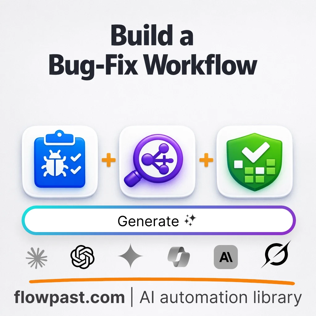 Build a Calm Bug-Fixing Workflow with this AI Prompt - AI prompt template
