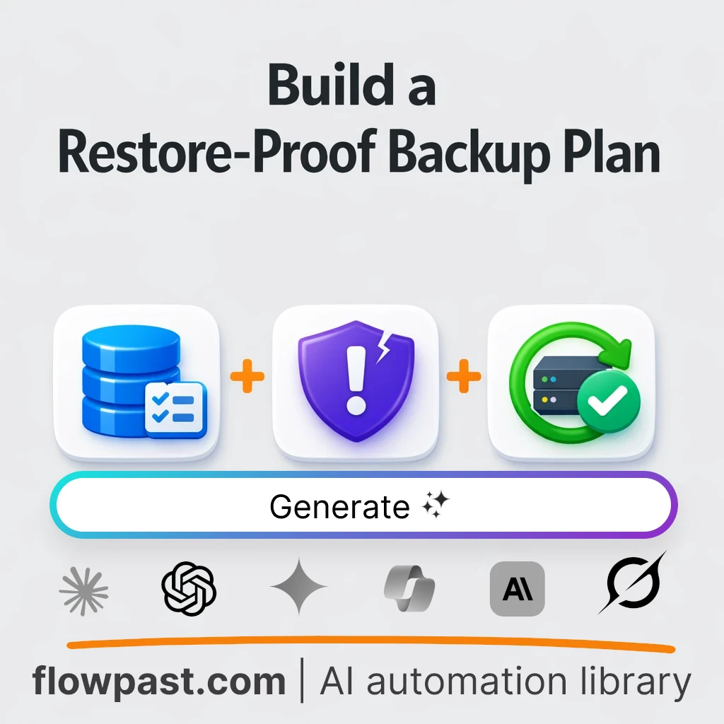 Build a NIST Backup and Recovery Plan with this AI Prompt - AI prompt template