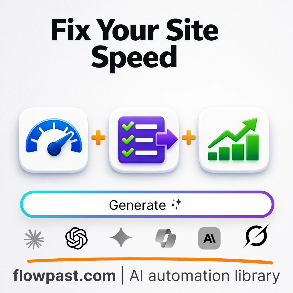 Build a Core Web Vitals Audit Plan with this AI Prompt - AI prompt template