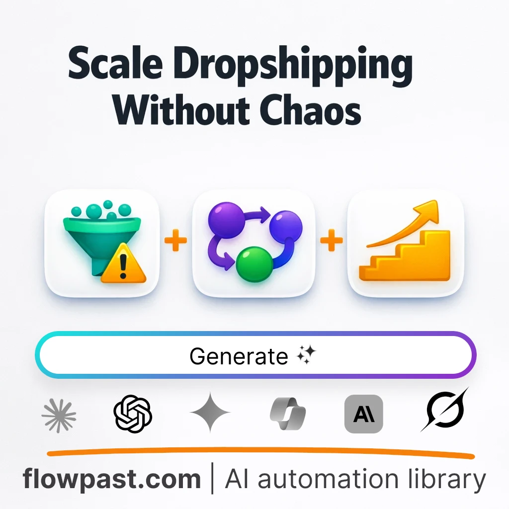 Build a Dropshipping Scale Roadmap with this AI Prompt - AI prompt template