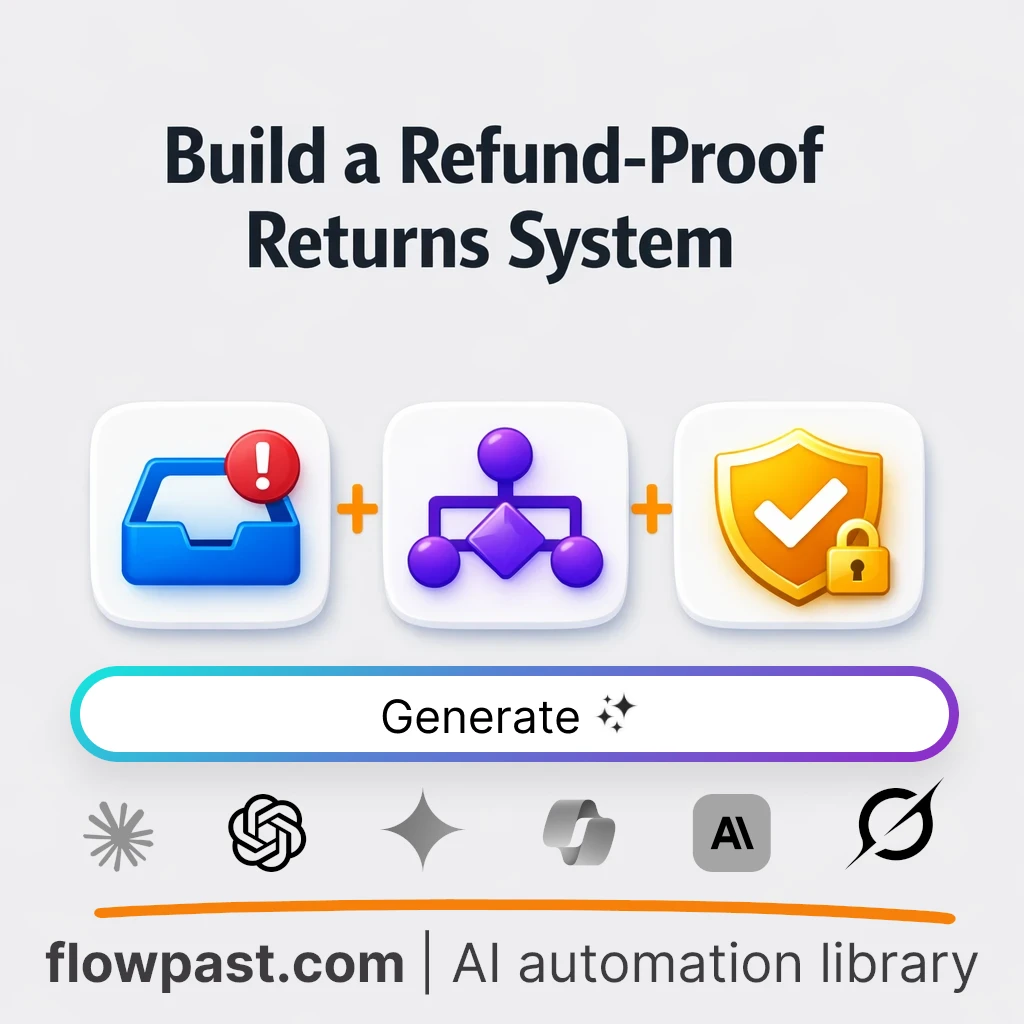 Build a Refund Workflow System with this AI Prompt - AI prompt template