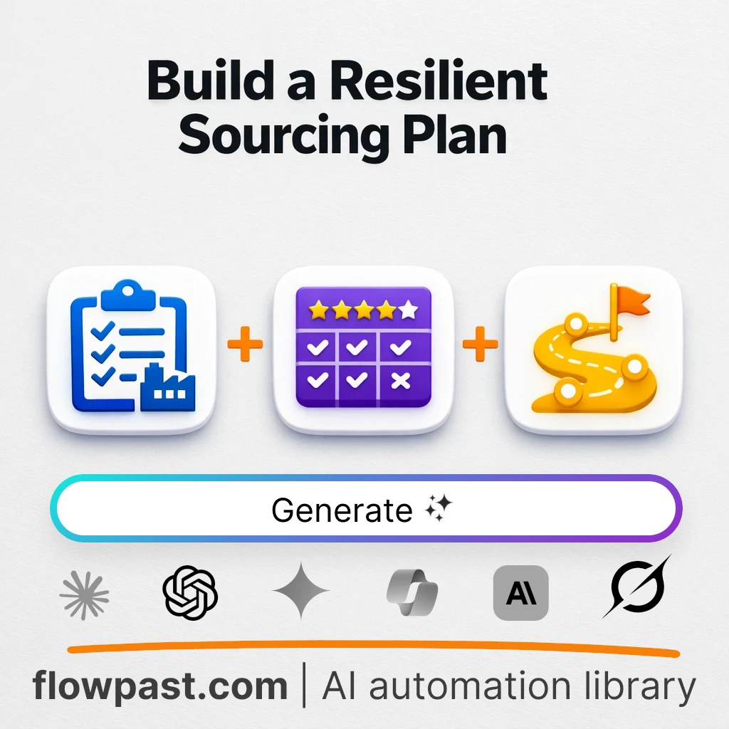 Redesign Your Supplier Network AI Prompt - AI prompt template