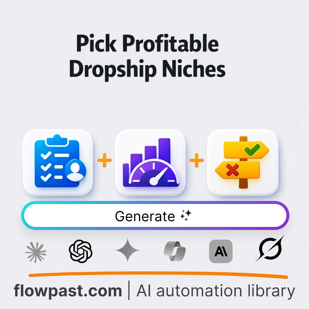 Build a Dropshipping Niche Scoring System AI Prompt - AI prompt template