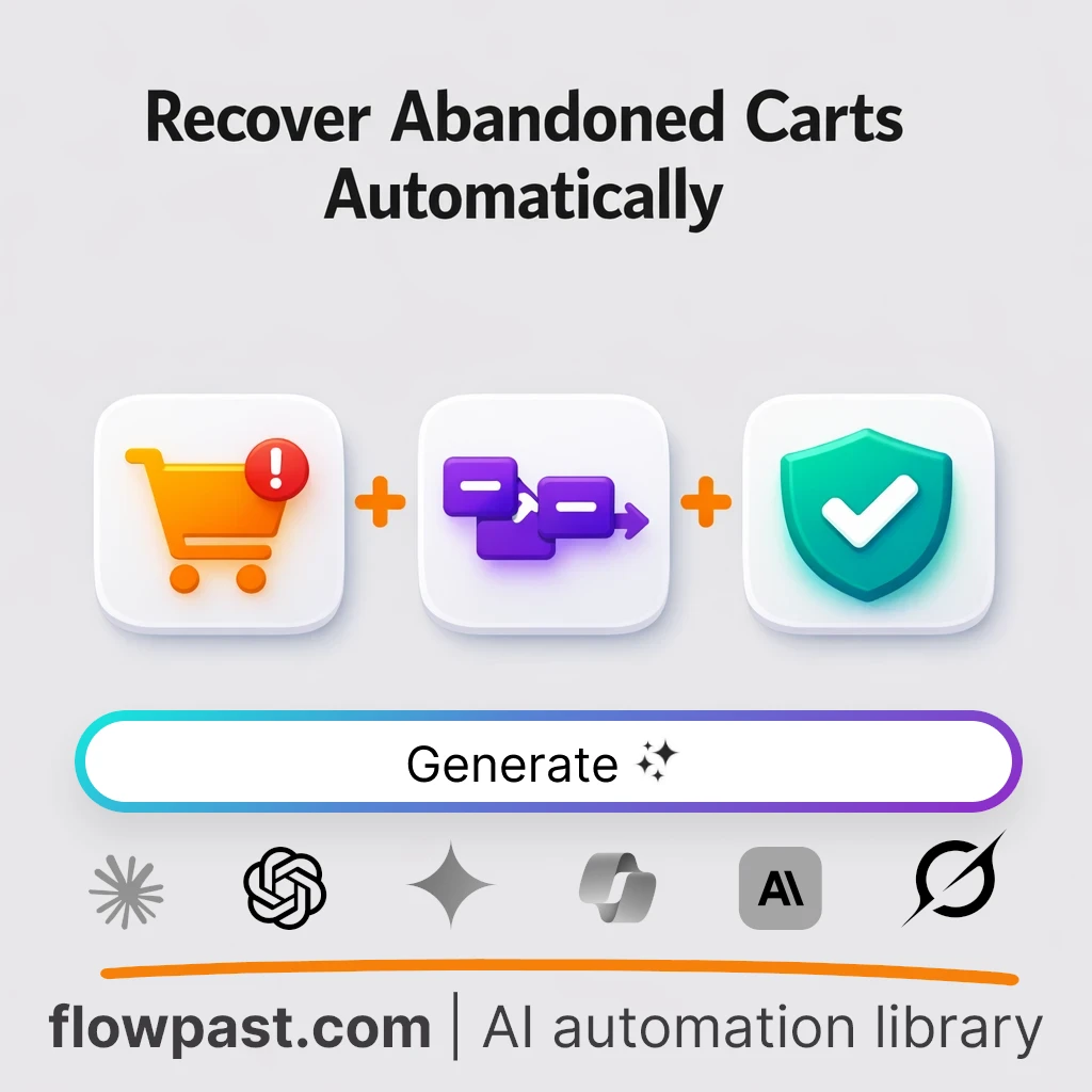 Build Abandoned Cart Email and SMS Flow with this AI Prompt - AI prompt template