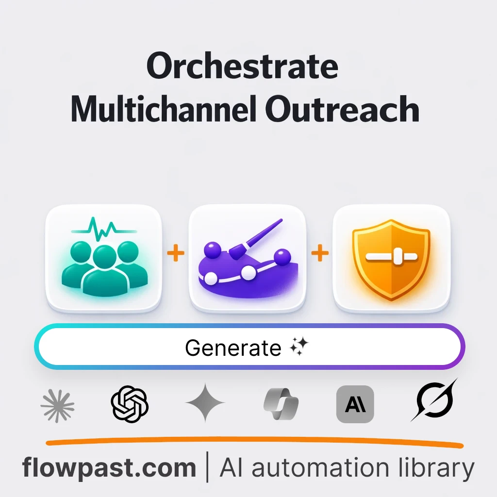 Build a Cross-Channel Outreach Journey with this AI Prompt - AI prompt template