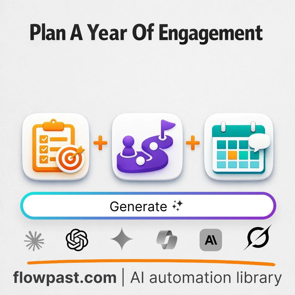 Build a Yearlong Engagement Calendar with this AI Prompt - AI prompt template